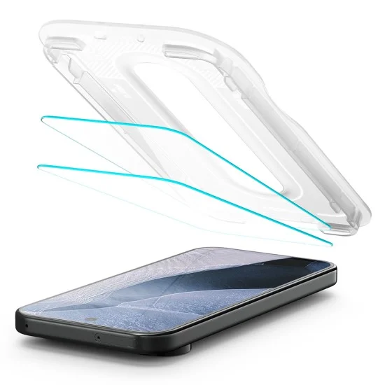 Стъклен протектор Spigen Glas.tR EZ-FIT Pro (AGL11485) (2 броя в комплект) - Google Pixel 11 Pro XL - Прозрачен