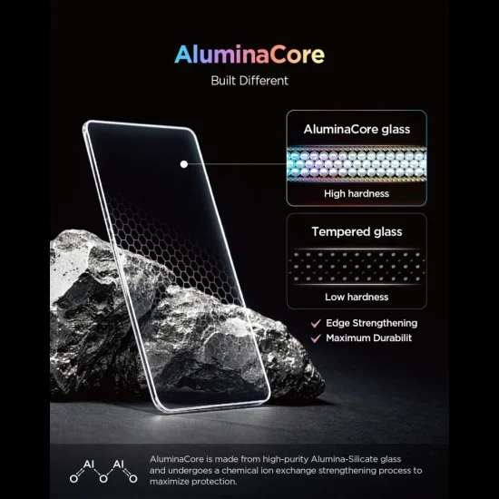 Стъклен протектор Spigen Glas.tR EZ-FIT Pro (AGL11681) (2 броя в комплект) - Nothing Phone (4a) Pro - Прозрачен