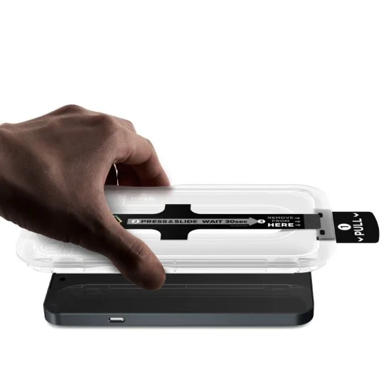 Стъклен протектор Spigen Glas.tR EZ-FIT Pro (AGL11682) (2 броя в комплект) - Nothing Phone (4a) - Прозрачен