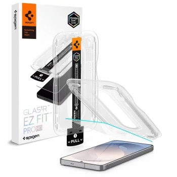 Стъклен протектор Spigen - Glas.tR EZ-FIT Pro HD (AGL11996) - Samsung Galaxy S26 FE - Прозрачен