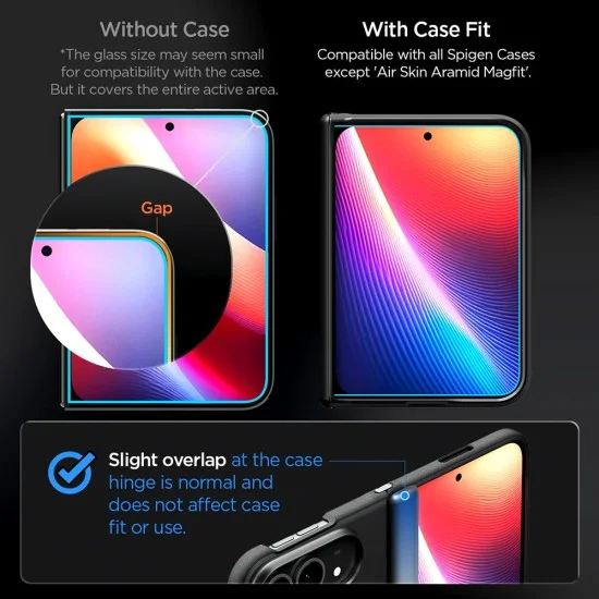 Стъклен протектор Spigen Glas.tR EZ-FIT Pro HD (AGL12014) - iPhone Duo - Прозрачен
