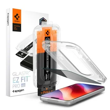 Стъклен протектор Spigen Glas.tR EZ-FIT Pro HD (AGL12034) - iPhone 18 Pro Max - Поверителен / Privacy