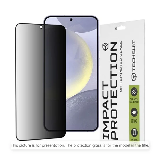 Стъклен протектор Techsuit 111D Privacy Full Glue - Google Pixel 11 Pro Fold - Черен