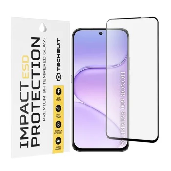Стъклен протектор Techsuit ESD Glass - Honor 600 Smart - Черен