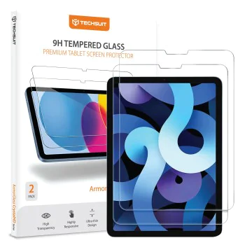 Стъклен протектор за iPad Pro 11 / Air 4/5/11 - Techsuit ArmorGlass CrystalHD (2 броя) - Прозрачен