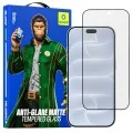 Стъклен протектор за iPhone 18 Pro - Anti-Glare Matte Glass - Blueo - Черен