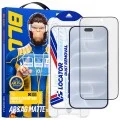Стъклен протектор за iPhone 18 Pro - Anti-Reflective Matte Glass with Applicator Pro - Blueo - Черен