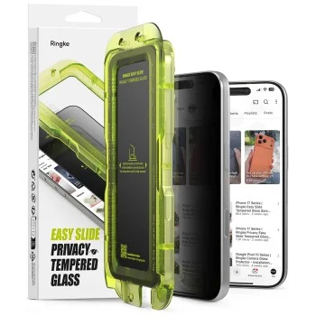 Стъклен протектор за iPhone 18 Pro - Easy Slide Tempered Glass (2 pack) - Ringke - Privacy