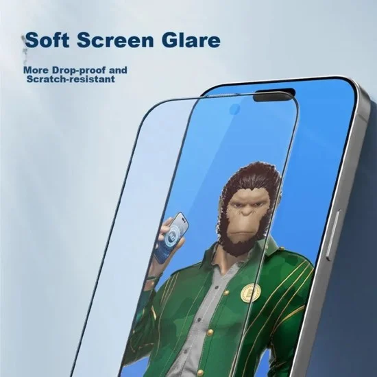Стъклен протектор за iPhone 18 Pro Max - Anti-Glare Matte Glass - Blueo - Черен