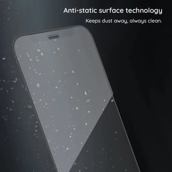 Стъклен протектор за iPhone 18 Pro Max - Anti-Glare Matte Glass - Blueo - Черен