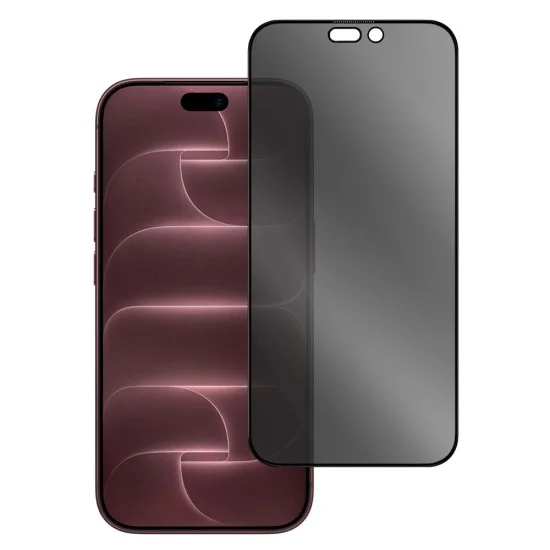 Стъклен протектор за iPhone 18 Pro Max - Anti-Peep Privacy Glass (5 броя) - Blueo - Черен