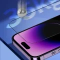 Стъклен протектор за iPhone 18 Pro Max - Premium Sapphire Non Breaking/Scratching 9H Glass with Applicator - Blueo - Privacy