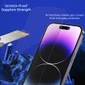 Стъклен протектор за iPhone 18 Pro - Premium Sapphire Non Breaking/Scratching 9H Glass with Applicator - Blueo - Privacy