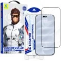 Стъклен протектор за iPhone 18 Pro / iPhone 17 Pro / iPhone 17 / iPhone 16 Pro - Drop-Resistant Tempered Glass + Applicator Pro - Blueo - Черен