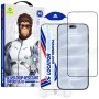 Стъклен протектор за iPhone 18 Pro / iPhone 17 Pro / iPhone 17 / iPhone 16 Pro - Drop-Resistant Tempered Glass + Applicator Pro - Blueo - Черен