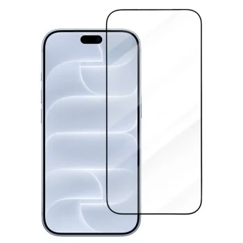 Стъклен протектор за iPhone 18 Pro / iPhone 17 Pro / iPhone 17 / iPhone 16 Pro - Drop-Resistant Tempered Glass - Blueo - Черен