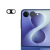 Стъклен протектор за камера за Samsung Galaxy Z Flip8 - Full Camera Glass - Techsuit - Черен