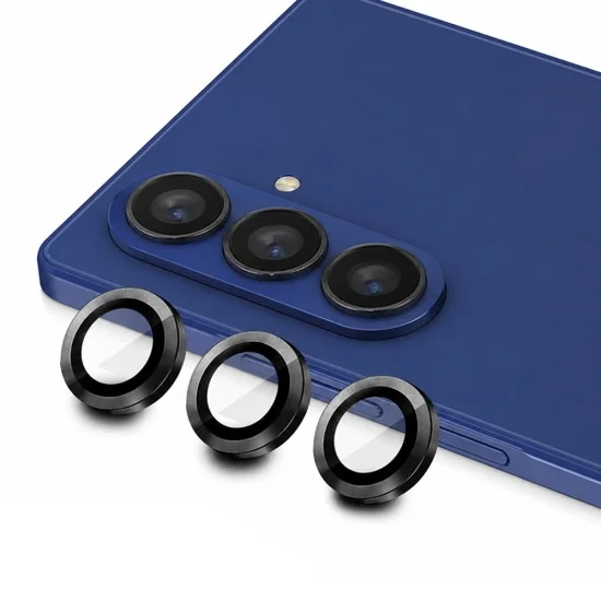 Стъклен протектор за камера за Samsung Galaxy Z Fold7 / Z Fold8 Ultra - Camera Lens Protector - Blueo - Черен