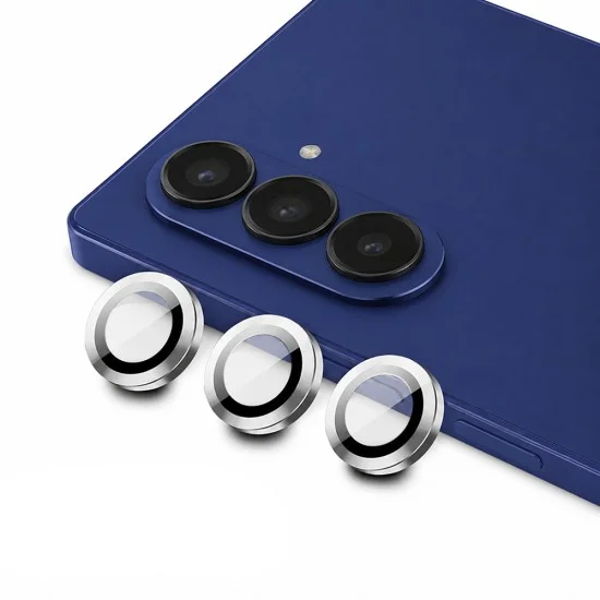 Стъклен протектор за камера за Samsung Galaxy Z Fold7 / Z Fold8 Ultra - Camera Lens Protector - Blueo - Сребрист