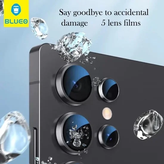 Стъклен протектор за камера за Samsung Galaxy Z Fold8 - Camera Lens Protector - Blueo - Черен