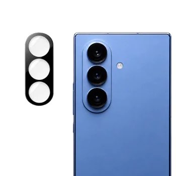 Стъклен протектор за камера за Samsung Galaxy Z Fold8 Ultra - Full Camera Glass - Techsuit - Черен