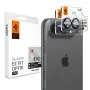 Стъклен протектор за камера Spigen - (2 бр.) Optik.tR EZ Fit Pro Camera Glass (AGL12011) - iPhone Duo - Тъмносин