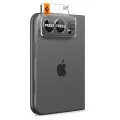 Стъклен протектор за камера Spigen - (2 бр.) Optik.tR EZ Fit Pro Camera Glass (AGL12012) - iPhone Duo - Бял
