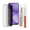 Стъклен протектор за поверителност за Oppo Reno16 F / Reno16 FS - 111D Privacy Full Glue - Techsuit - Черен