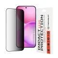 Стъклен протектор за поверителност за Oppo Reno16 / Reno16 Pro - 111D Privacy Full Glue - Techsuit - Черен