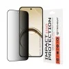 Стъклен протектор за поверителност за Realme 16 5G - 111D Privacy Full Glue - Techsuit - Черен