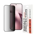 Стъклен протектор за поверителност за Xiaomi 17T - 111D Privacy Full Glue - Techsuit - Черен
