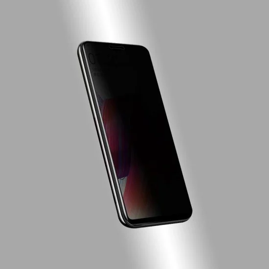 Стъклен протектор за поверителност за Xiaomi 17T Pro - 111D Privacy Full Glue - Techsuit - Черен