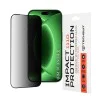 Стъклен протектор за поверителност за iPhone 18 Pro - 111D Privacy Full Glue - Techsuit - Черен