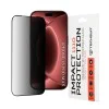 Стъклен протектор за поверителност за iPhone 18 Pro Max - 111D Privacy Full Glue - Techsuit - Черен