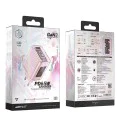 Стенно зарядно устройство A45 – Acefast Exploration Series, 2 x USB-C, USB, GaN, PD65W, бързо зареждане – Cherry Blossom