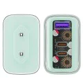Стенно зарядно устройство A45 – Acefast Exploration Series, 2 x USB-C, USB, GaN, PD65W, бързо зареждане – Mountain Mist