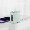 Стенно зарядно устройство A45 – Acefast Exploration Series, 2 x USB-C, USB, GaN, PD65W, бързо зареждане – Mountain Mist