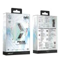 Стенно зарядно устройство A45 – Acefast Exploration Series, 2 x USB-C, USB, GaN, PD65W, бързо зареждане – Mountain Mist