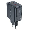 Стенно зарядно устройство A49 – Acefast, 2x Type-C, универсално зарядно устройство, GaN технология, PD35W – черно