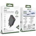 Стенно зарядно устройство A69 – Acefast, Type-C, USB, PD30W, GaN Technology, Quick Charge Compatibility – Черно