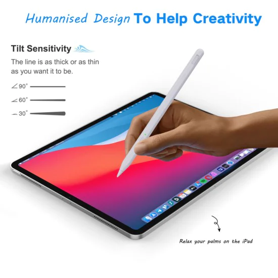 Стилус писалка за Microsoft Surface Tablet, отхвърляне на дланта, странична адсорбция, 90mAh, 5V, 0.2A - (F94S) - черен