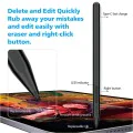 Стилус писалка за Microsoft Surface Tablet, отхвърляне на дланта, странична адсорбция, 90mAh, 5V, 0.2A - (F94S) - черен