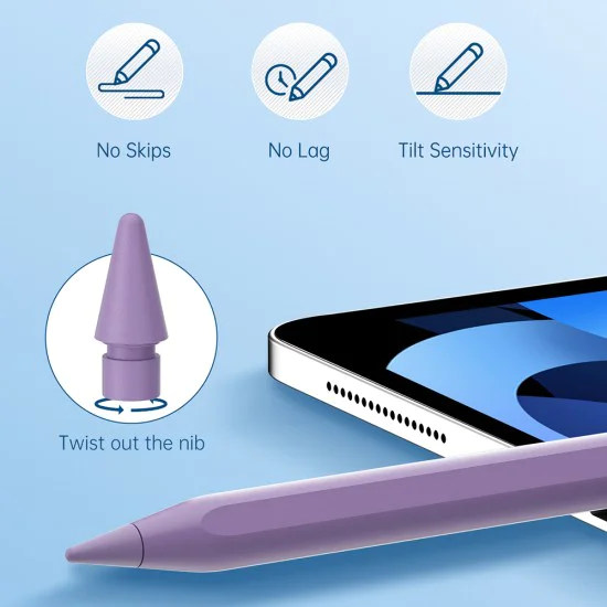 Стилус писалка за таблет, Bluetooth, Type-C, 125mAh - (AC10SH) - Serenity Blue