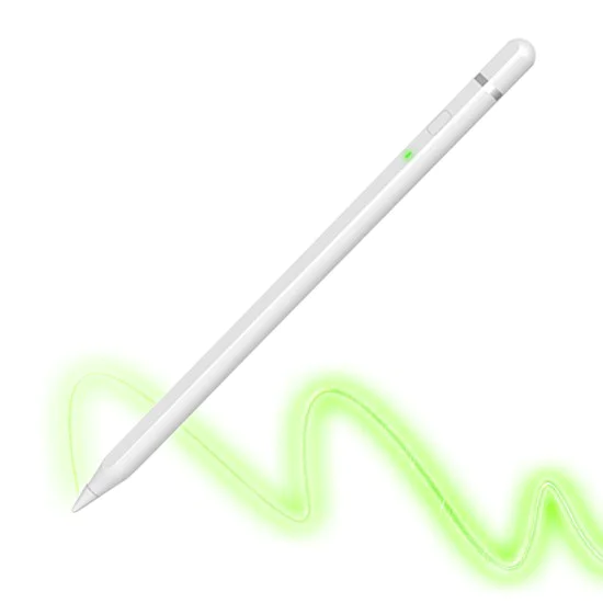 Стилус писалка за таблет, Bluetooth, Type-C, 125mAh, отхвърляне на дланта, сензор за натиск при накланяне - (AP01 Pro) - бял