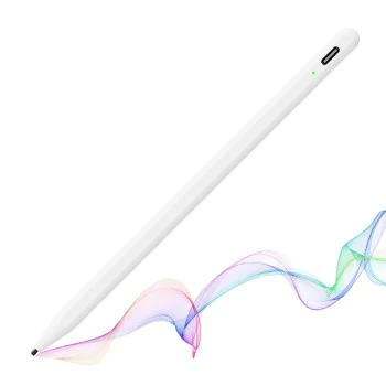 Стилус писалка за таблет, Bluetooth, Type-C, 130mAh, 5V, 0.2A - (A580S) - Бял