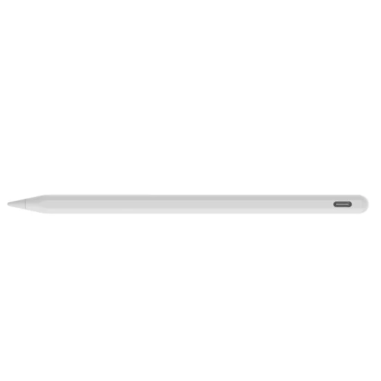 Стилус писалка за таблет, Bluetooth, Type-C, 130mAh, отхвърляне на дланта, сензор за натиск при накланяне - (V15) - бял
