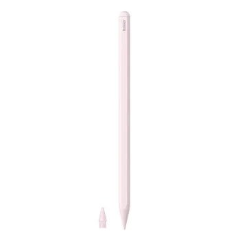 Стилус с функции за отхвърляне на дланта и накланяне - Baseus Smooth Writing 2 Series (SXBC060104) - розов