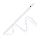 Стилус за таблет, Bluetooth, Type-C, 130mAh, 130mAh, 5V, 0.2A, отхвърляне на дланта, сензор за натиск при накланяне - (AC10-CP) - бял