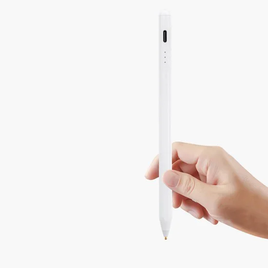 Стилус универсален, 130mAh, USB-C - (S3) - лилав