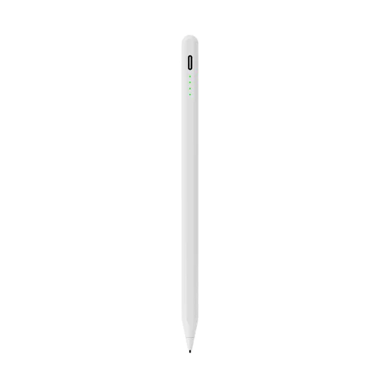 Стилус универсален, 130mAh, USB-C - (T1) - бял